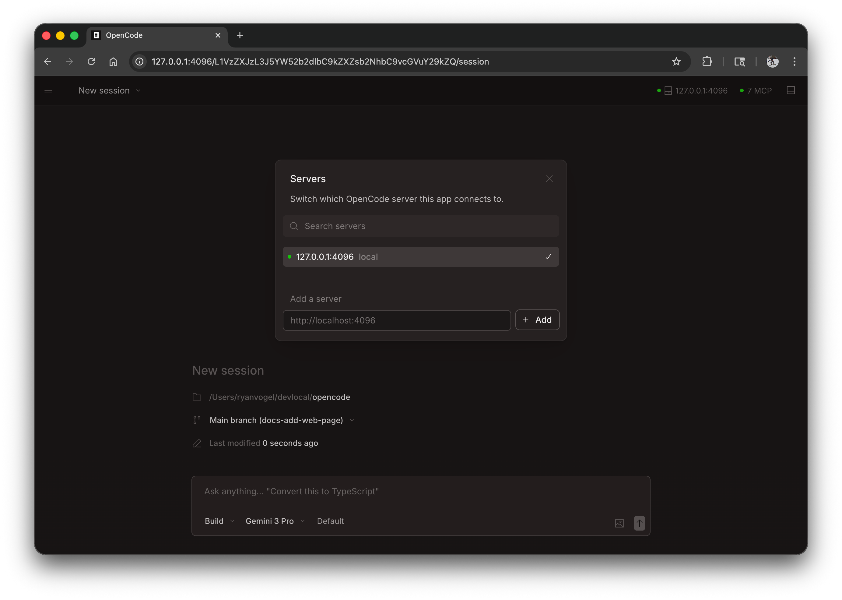 ReignCode Web - See Servers